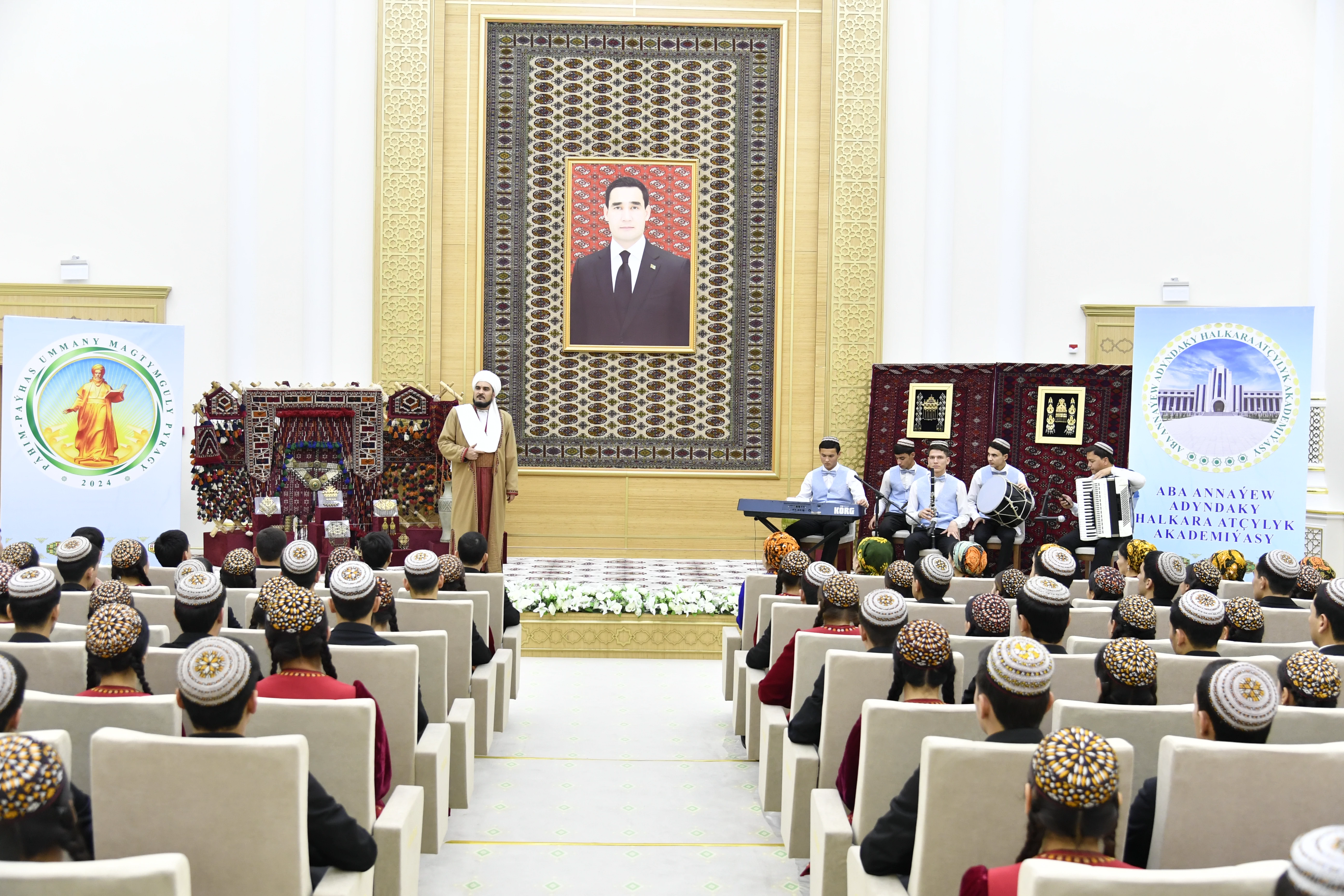 A MUSICAL CEREMONY WAS HELD IN HONOR OF THE YEAR "THE TREASURY OF WISDOM MAGTYMGULY PYRAGY"