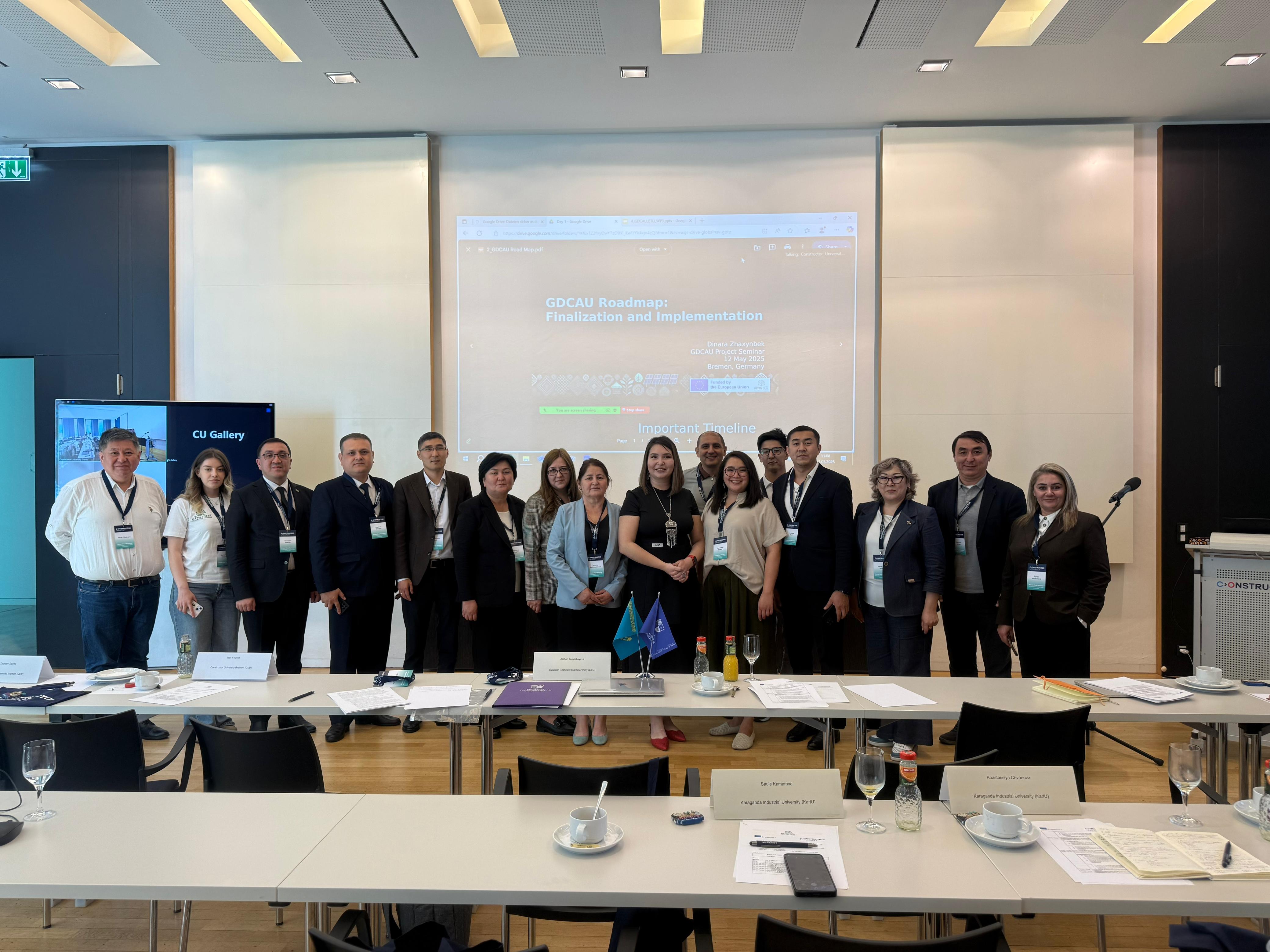 Partners of the "Green Deal for Central Asian Universities" project met in Germany